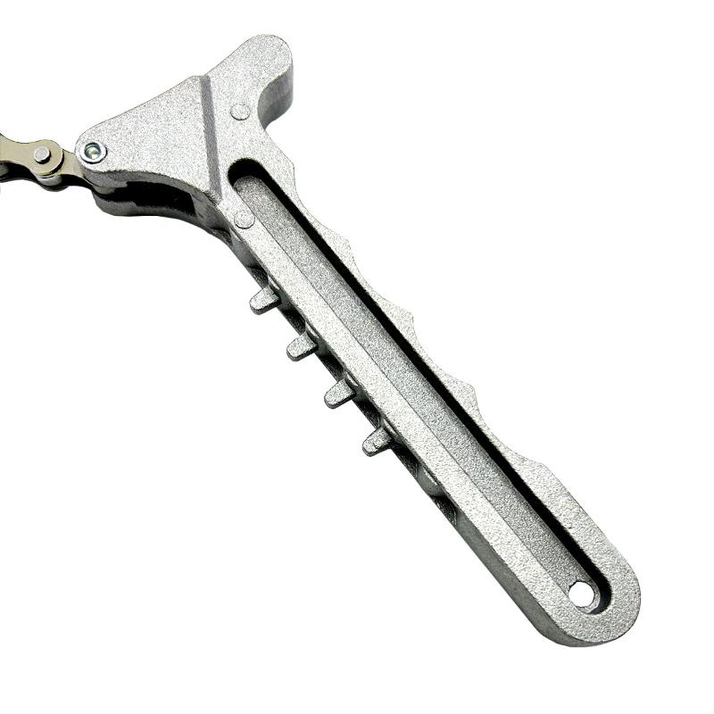 Adjustable Oil Filter Wrench Spanner 12 Inch Chain Grip Durable Removal Tool for Car Engine Maintenance ONE SIZE