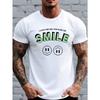 European Size Men'S T-Shirt, Casual Top for Men, Summer Comfortable Breathable Short-Sleeve T-Shirt, Fashionable Men'S Casual Wear for Summer