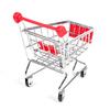 Parrot Toy Parakeet Budgie Cockatiel Intelligence Growth Tool Supermarket Shopping Cart Red