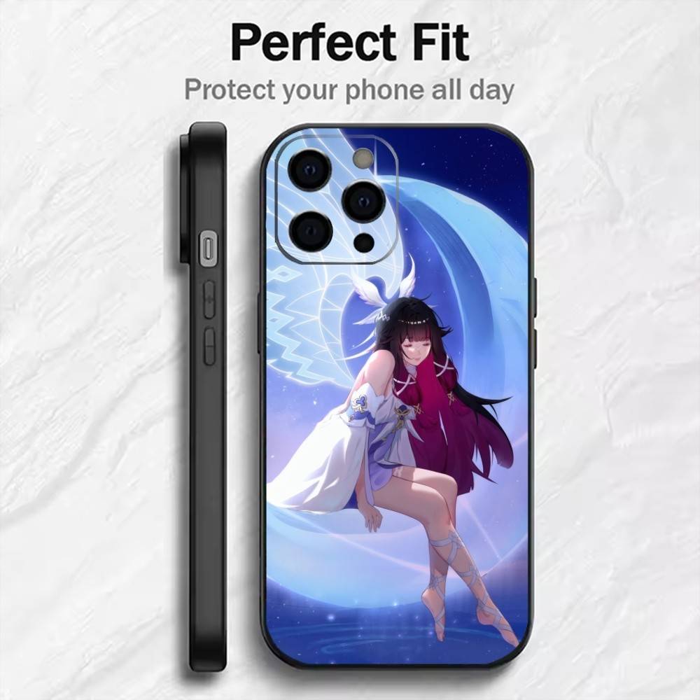 The Maiden C-Columbina-a Phone Case For iPhone17,16,15,14,13,12 Plus,Max Soft Silicone Black Cover