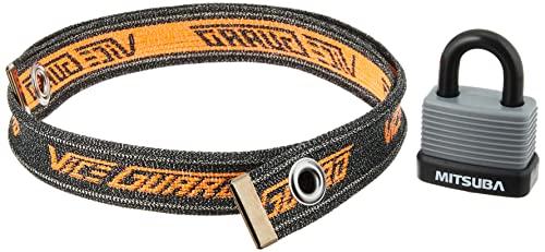 

MITSUBA Vice Guard Air Combo 900 Portable Theft Lock for Motorcycle Bicycle with Padlock Cut Resistant Anti-Theft Made in Japan BS-006