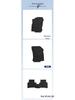 Black Nylon Floor Mats for Volkswagen Tiguan 2009-2016
