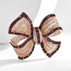 Bowknot Brooches Fashion Statement Brooch Evening Party Brooch Unique Bowknot Clothing Jewelry Present for Women Girl