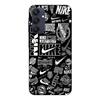 Case For Samsung Galaxy A25 Nike Air Logo Graffiti Black and White Maniacase