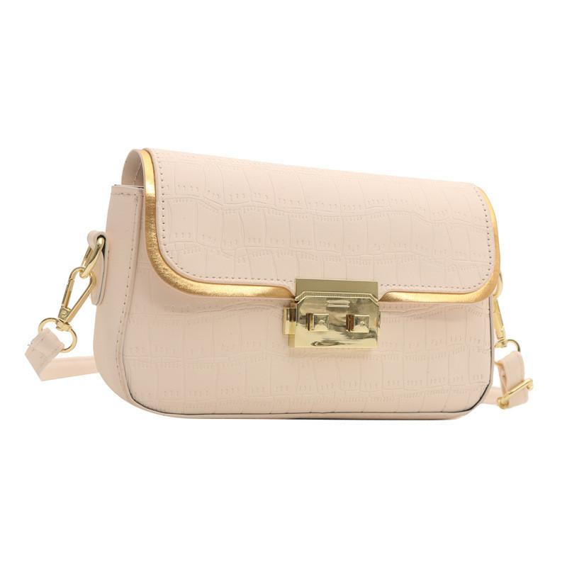 Fashionable Korean Style Shoulder Bag 2024 Summer New Bag Women Simple Small Square Bag