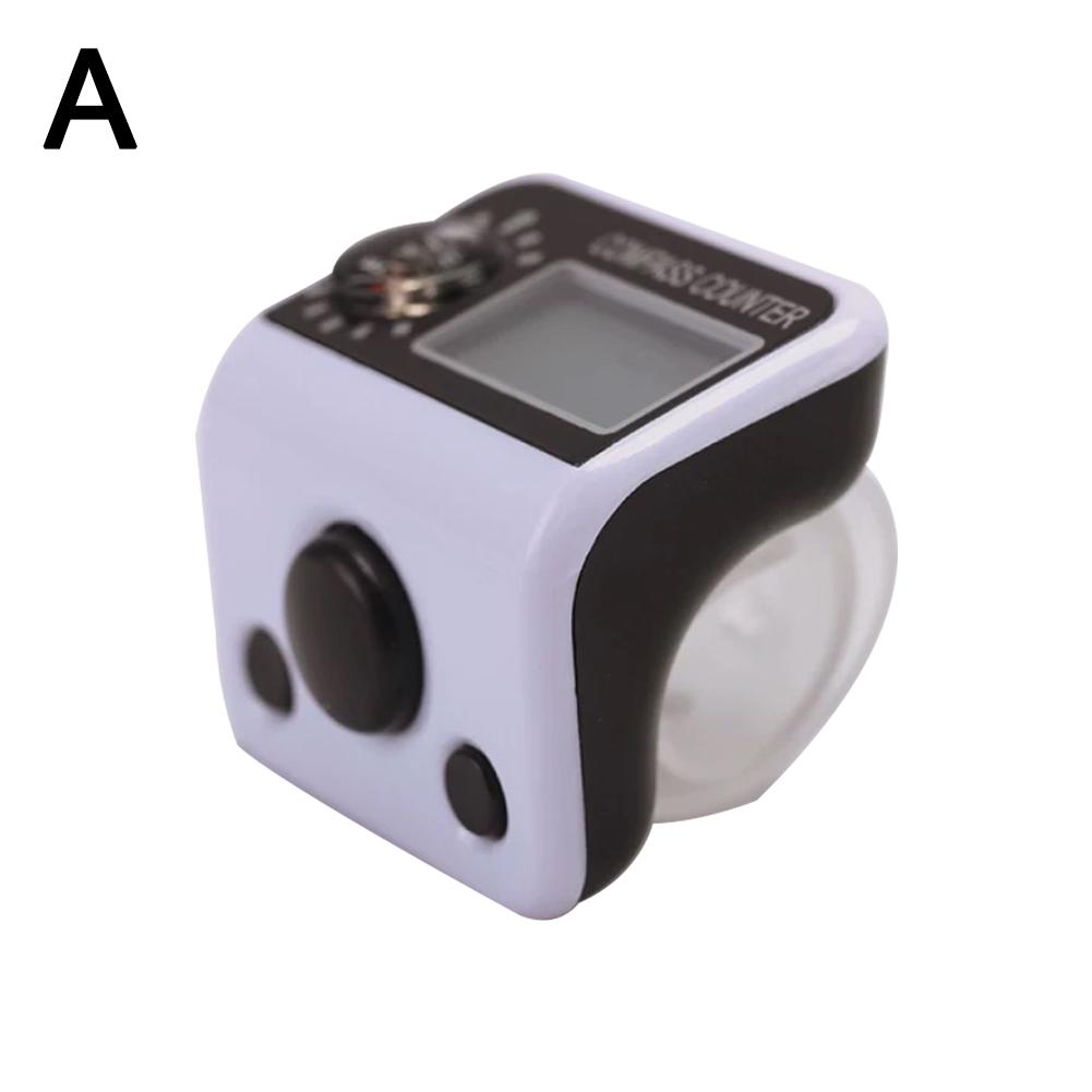 Electronic Finger Counter with Resettable 5 Digital LCD Electronic Digital Finger Hand Tally Counter Count For Sewing