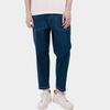 CUSTOMUS White Stitch Semi-Baggy Fit Men'S Elastic Waist Denim Pants Cxs25Mwpt419 Nav