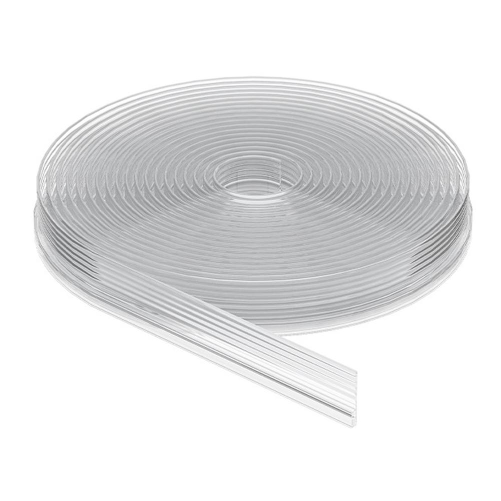 Noise Reduction Solution 4 Meters Roll Draft Excluder Easy Installation Strip Hard And Soft TPE Materials Quick Tear-off Feature