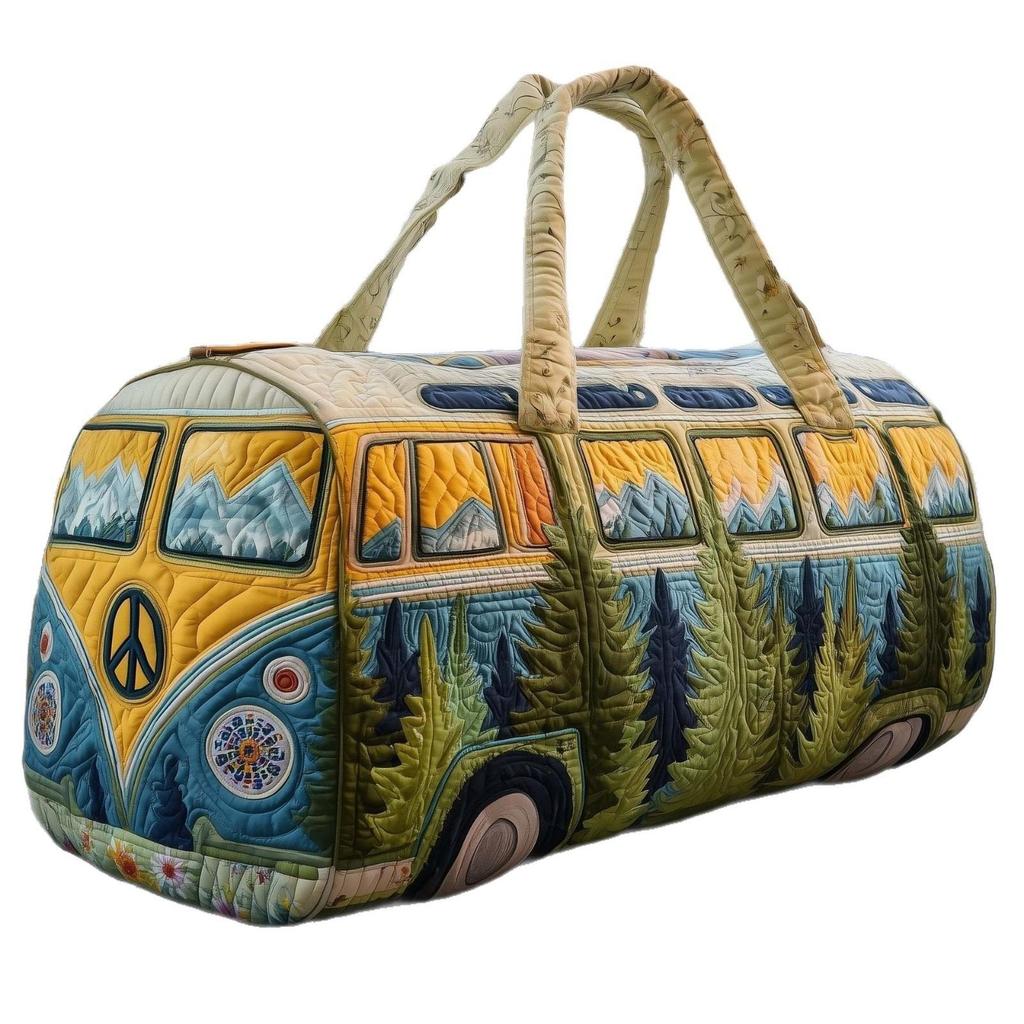 3D Bus Series Travel & Yoga Bag – Women's Handbag & Fitness Tote