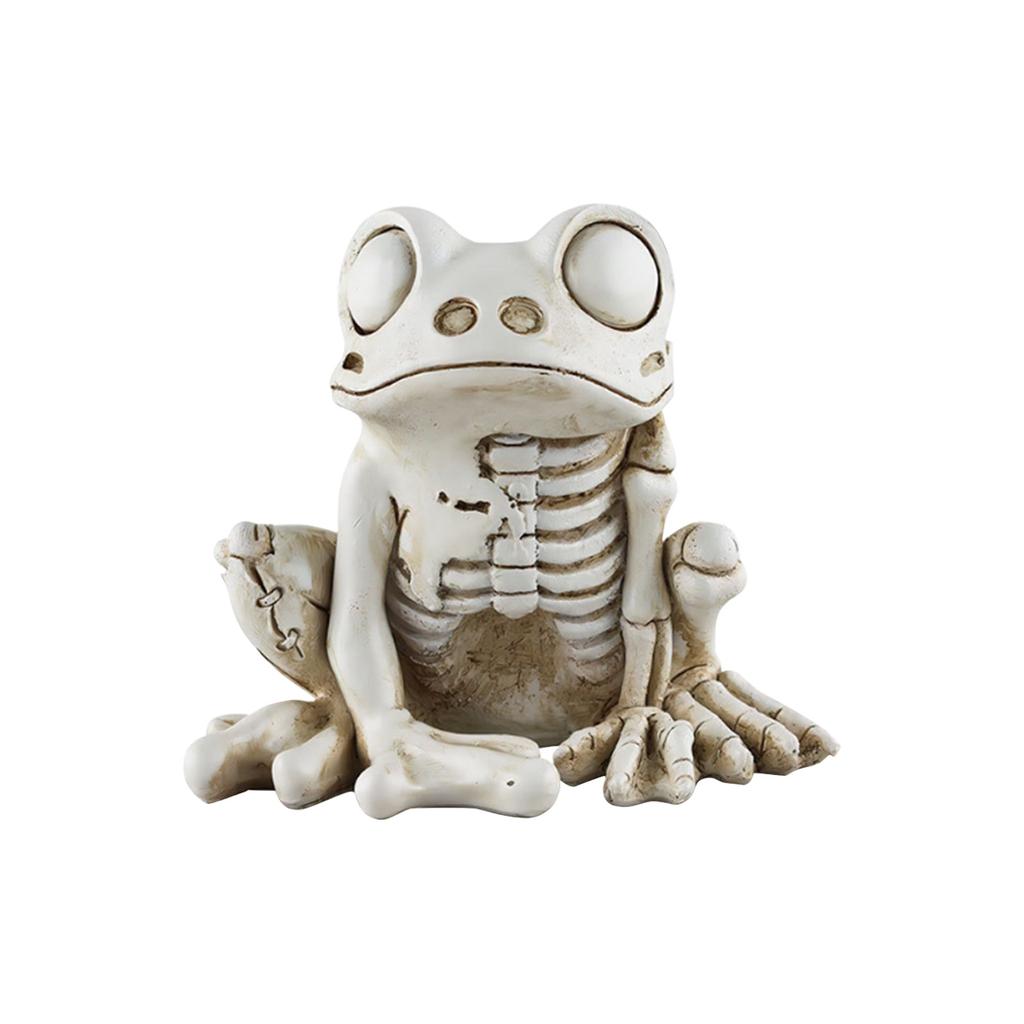Halloween Tier Skelett Knochen Horror Pferd Katze Frosch Ornamente Skelett Gruselige Requisiten Party Für Kinder Geschenk Desktop Dekoration