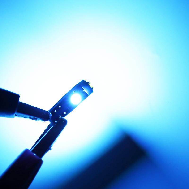 

50/100Pcs T5 Led Bulb W3W W1.2W Led Canbus Car Interior Lights Dashboard Warming Indicator Wedge Auto Instrument Lamp 12V Green 50pcs