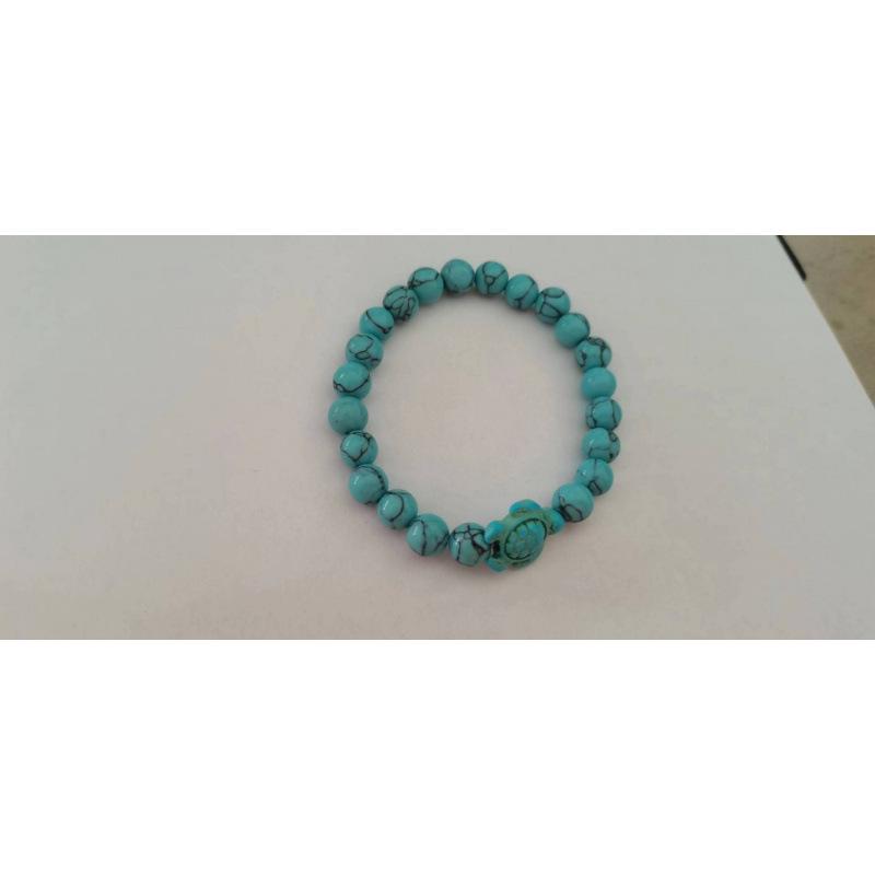 Women s Beaded Turtle Bracelet - Stylish Summer Beach Accessory