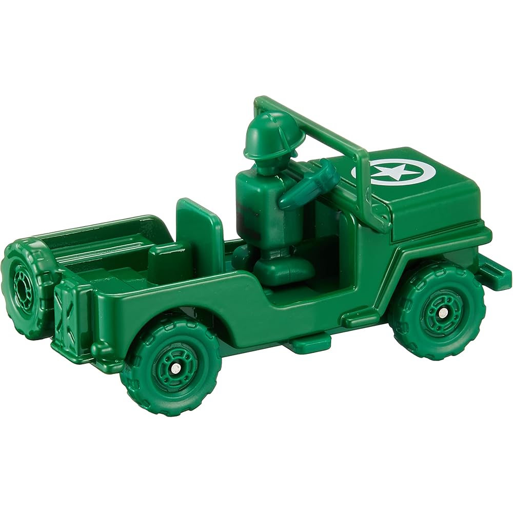 Tomica Dream Tomica Ride-On Toy Story TS-07 Green Army Men and Military Truck Vehicle Set