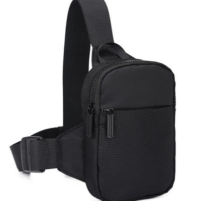 Męska torba na klatkę piersiową, modna, mała, płócienna, na ramię, torba typu crossbody, męska, mini, materiałowa, sportowa, na telefon, męska torebka