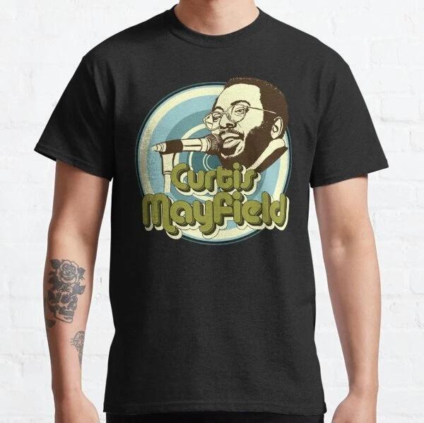 Curtis Mayfield Classic Christmas Gift Made in USA T-Shirt S-3XL XL