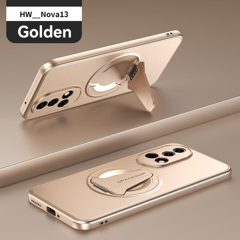 

For Huawei Nova 13 13 Pro mobile phone camera full protection frosted feel with stand magnetic phone case For Nova 13 Pro