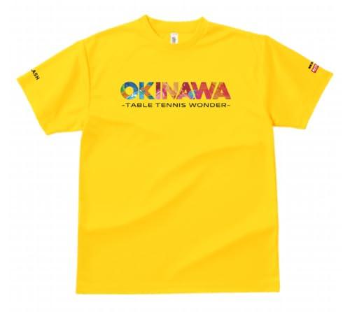 

[TSLASH] Ishikawa Sports Original Table Tennis Uniform with OKINAWA JTTA Mark (Officially Approved by the Japan Table Tennis Association), Official Ma