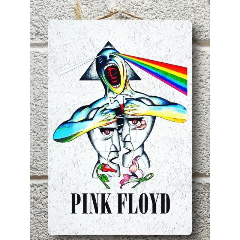 Pink Floyd Metal Poster, Guitarist Gift Wall Art 20x30cm
