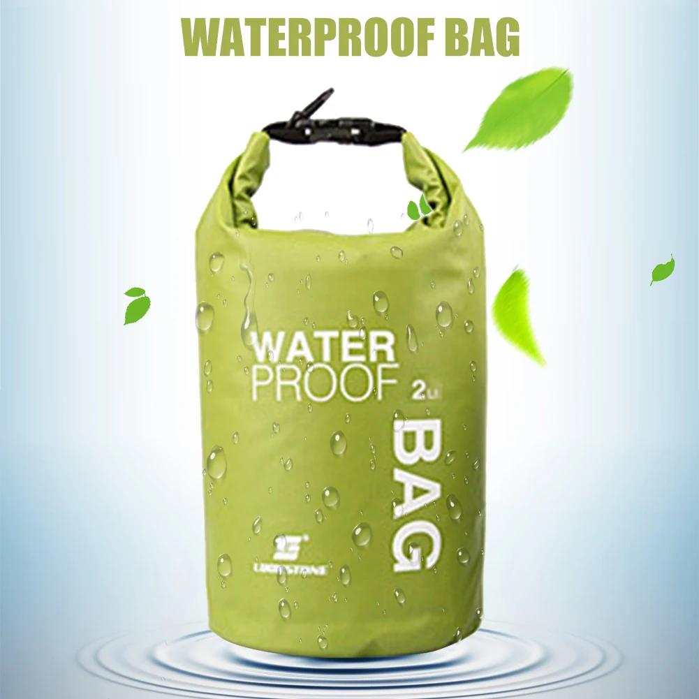 2L/5L Wasserdichter Trockensack Packsack Schwimmen Rafting Kajakfahren Handytasche Flusswandern Schwimmend Segeln Langlebige Wassertasche