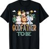 Soon To Be GodFather Jungle Animal Safari Gender Reveal T-Shirt