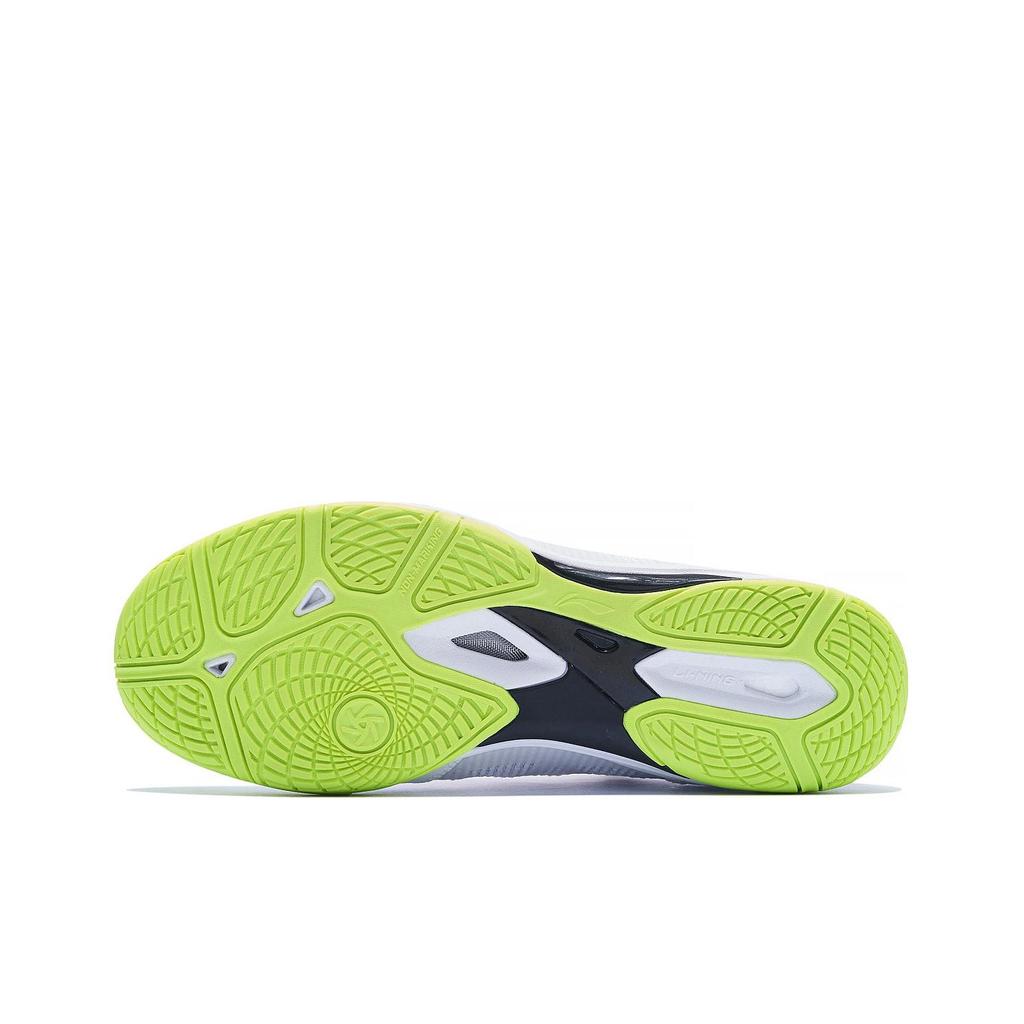 Li-Ning Non-Slip Wear-Resistant Shock Absorbing Low-Top Table Tennis Shoes Unisex Shoes White Green Pink APPT003-1