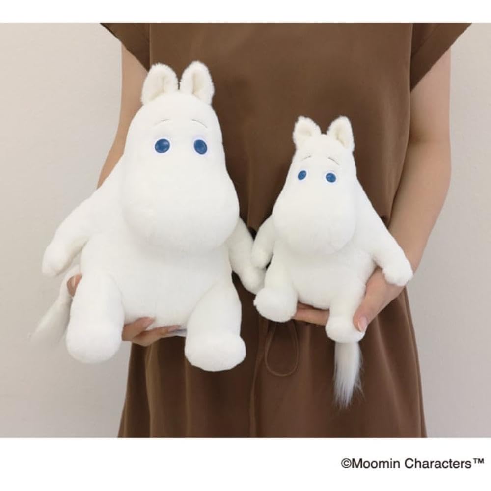 Sekiguchi Moomin Marshmallow Plush Toy, Moomin, Medium