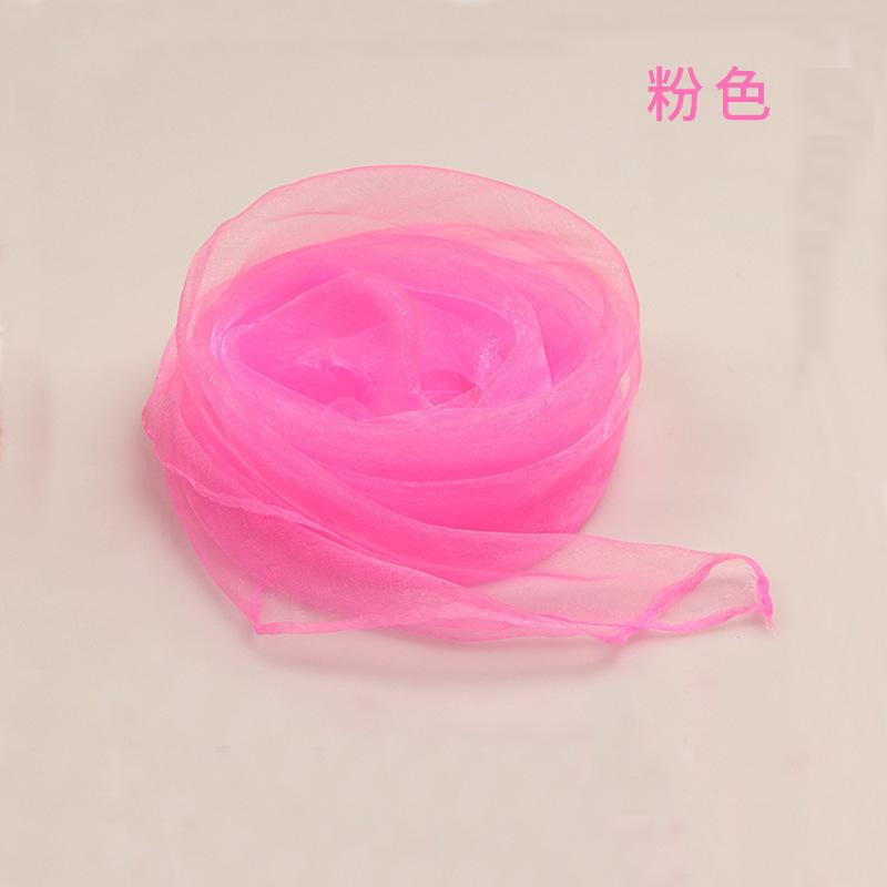 Solid Color Chiffon Small Silk Scarf Performance Dance New Style Small Square Scarf Candy Color Silk Scarf Windproof Scarves