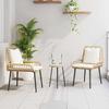 Garden Dining Set 3 Pcs Brown and Cream Poly Rattan
