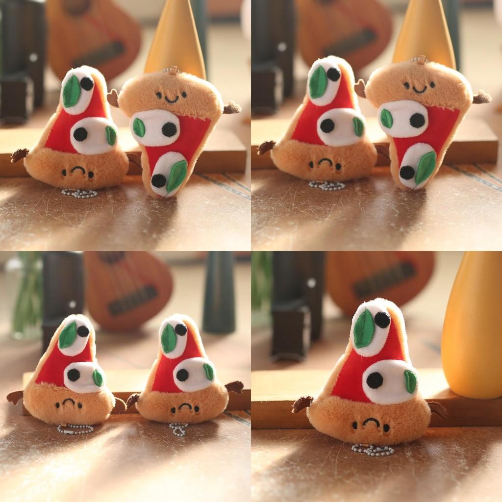 Pizza Jellycat Plush Toy Stuffed Keychain Backpack Decor With Plush Short