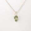 Green Amethyst Gemstone 925 Sterling Silver Handmade Gift Jewelry Pendant 1.01" PP-56-10