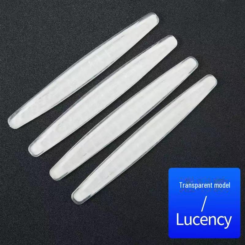 Front and Rear Bumper Carbon Fiber Anti-Scratch Protection Strips