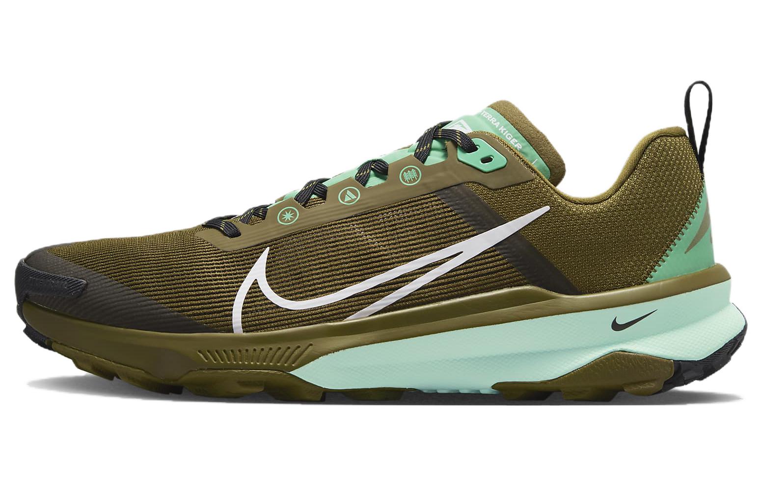Nike React Terra Kiger 9 Olive Flak Spring Green Black White DR2693-300 42