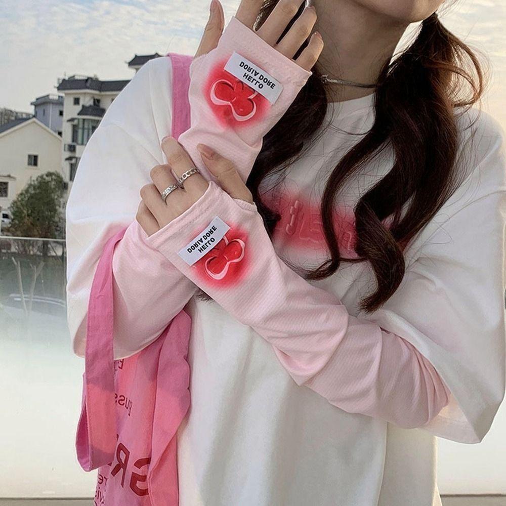 Breathable UV Protection Arm Sleeves Sun Protection Ice Sleeve Armguards  Outdoor