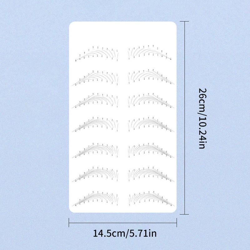 Yarı Kalıcı Vahşi Çizgi Kaş Dövmesi Uygulama Cildi Yeni Başlayan Nakış Silikon Simüle Kaş Eğitim Cildi Dövme Aletleri