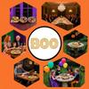 Halloween Tray Boo Cheese Tray Party Serving Board Wooden Platter Party Supplies For Holiday Decor Fall Food Table Indoor