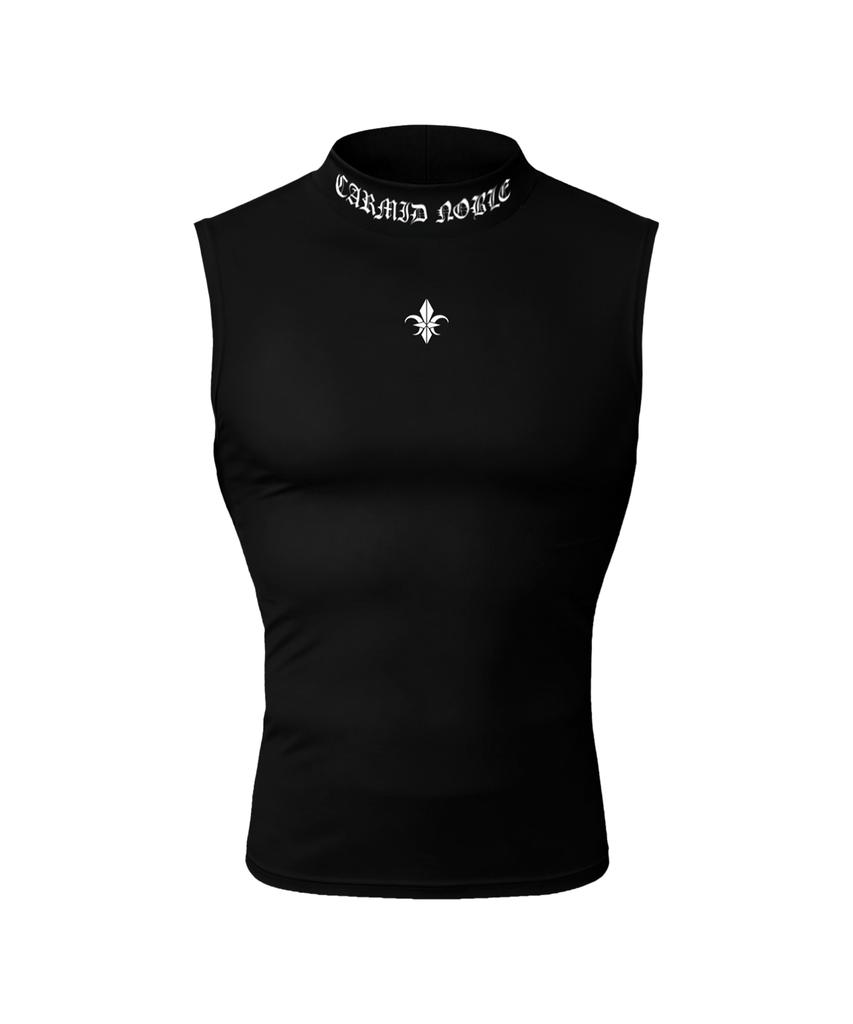 CARMID Compression Mock Neck Sleeveless [Black]