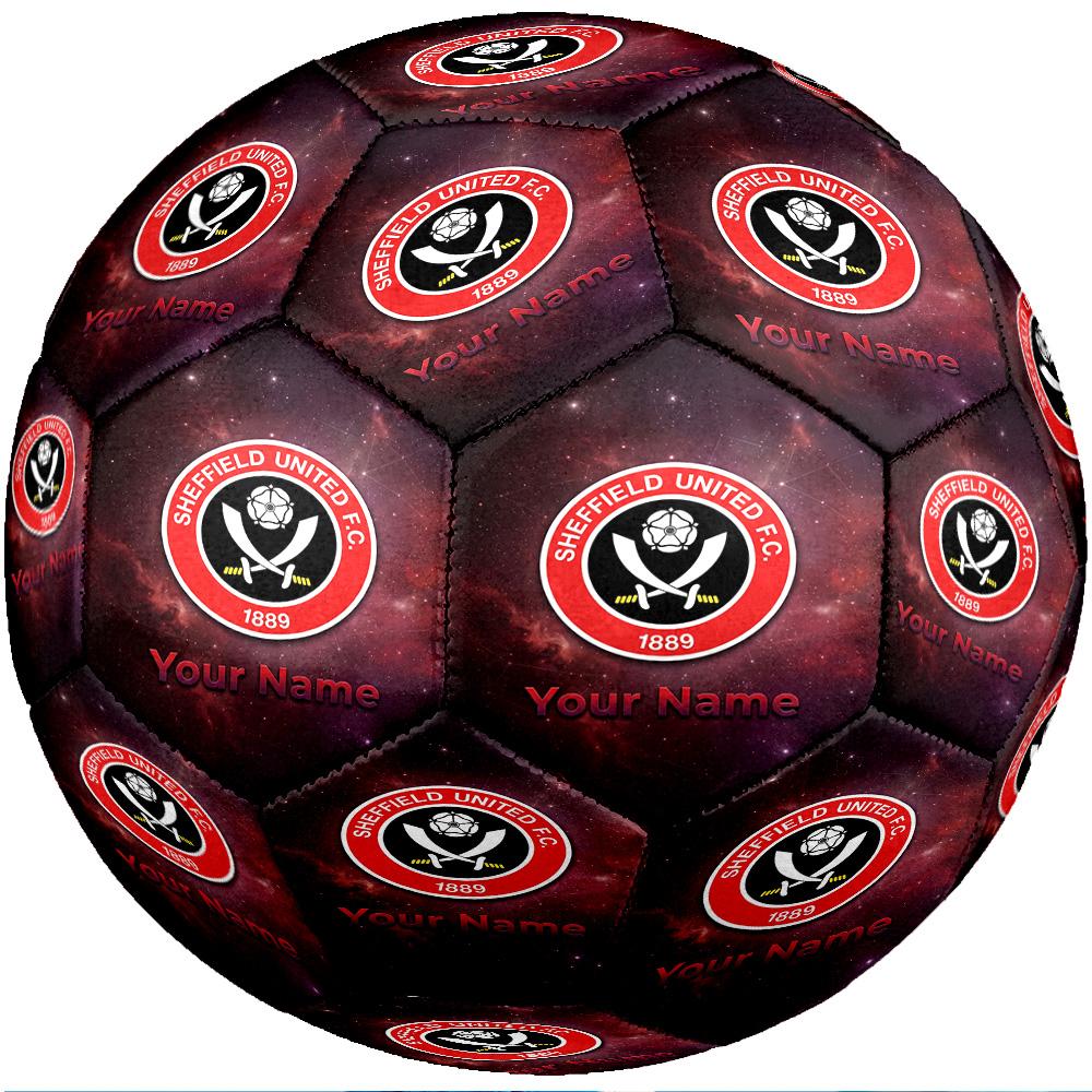 Sheffield United FC Fashion Size 5 Football Wearproof Non‑Slip Soccer Ball For Sports Training Entertainment Use