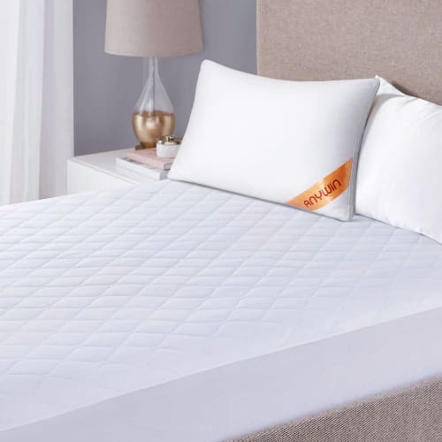 Anywin Pillow with Two Covers, Adjustable Height, Luxury Hotel-Style, for a Restful, Comfortable Sleep, Fully Washable, 3D Construction