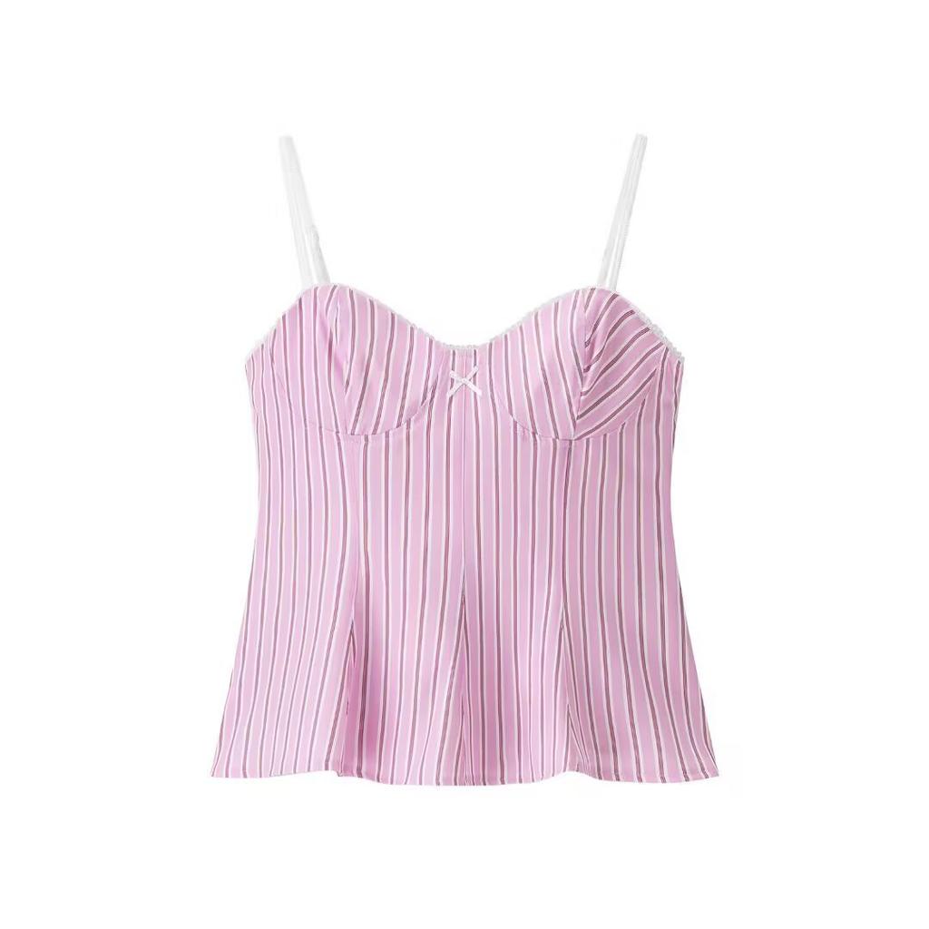 European and American Style, New Women's Clothing, Foreign Style, Fashionable, Short Skirt Hem Bow Top