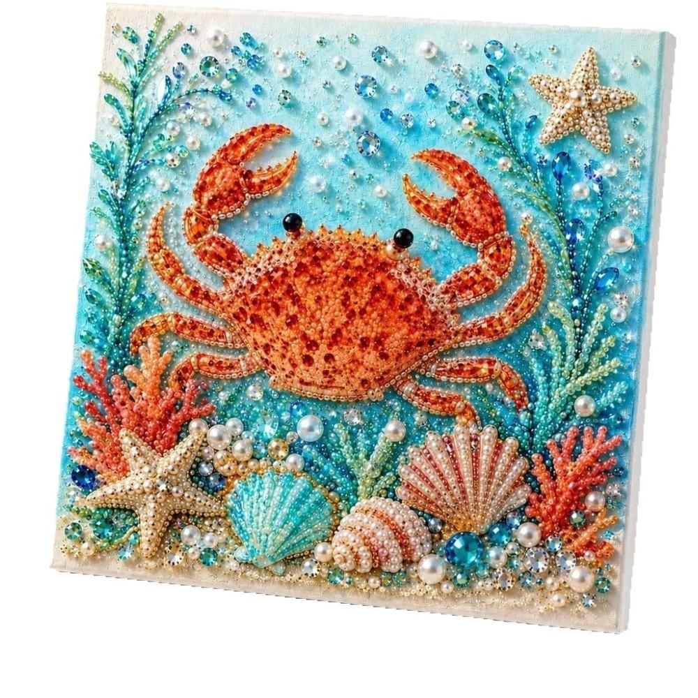 Coastal Style Octopus DIY Pearl Painting Kit Sparkling Pearl  Painting  Beginners