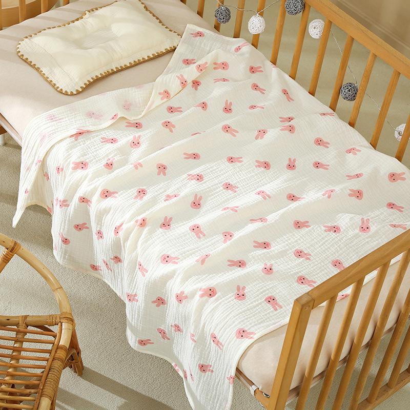 

100% Хлопок Двухслойное Мягкое Муслиновое Пеленальное Одеяло - Дышащее Детское Банное Полотенце и Накидка от Солнца 100/100 cm