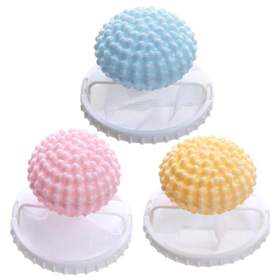 Reusable Laundry Ball Small Washing Machines Easy to Use Gentle Clothes Filter Bag for Hair Lint Removal