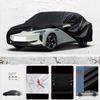 For Honqi EH7 Anti-UV Sun Shade Rain Snow Resistant Black Cover Dustproof Car Umbrella Full Car Cover Outdoor Protection
