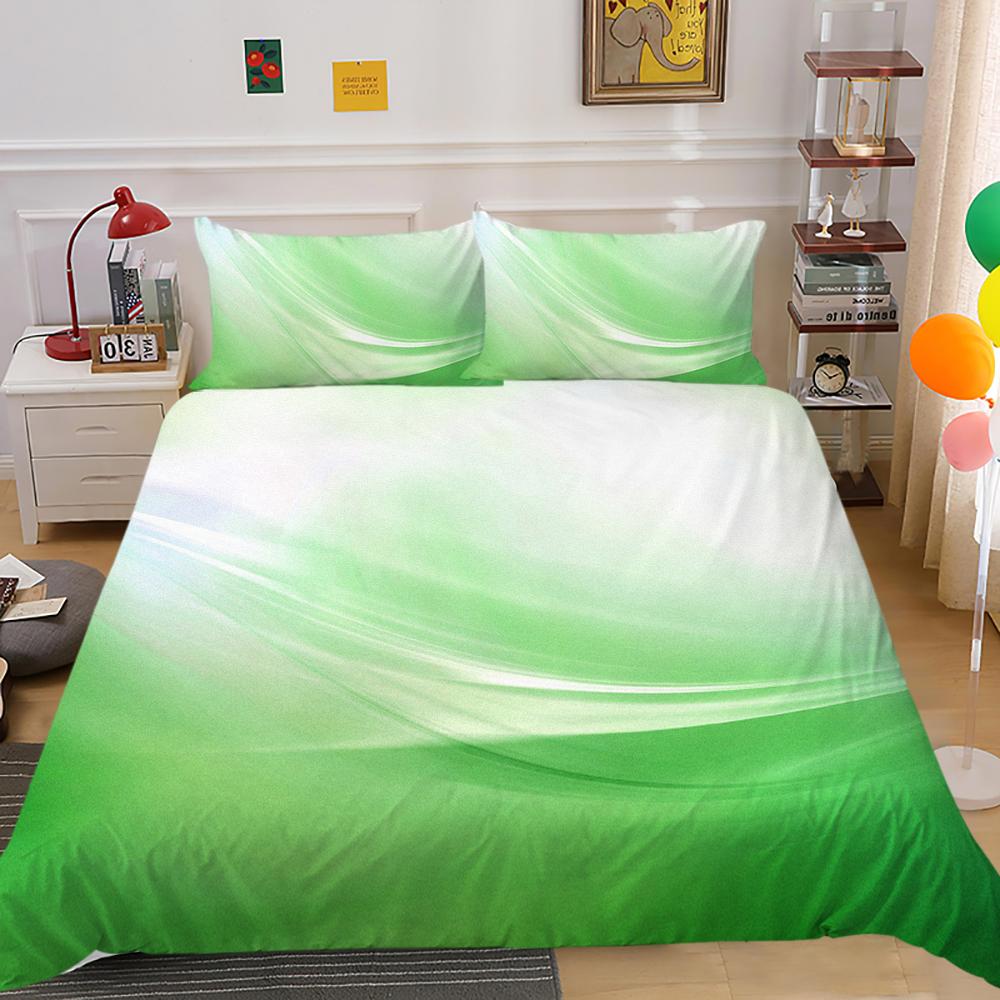 Povlečení s 3D barevným halo tiskem Jednolůžko Jednolůžko v plné velikosti se vzorem písku na polštář a povlak na přikrývku Pratelné a pohodlné Domácí dekorace