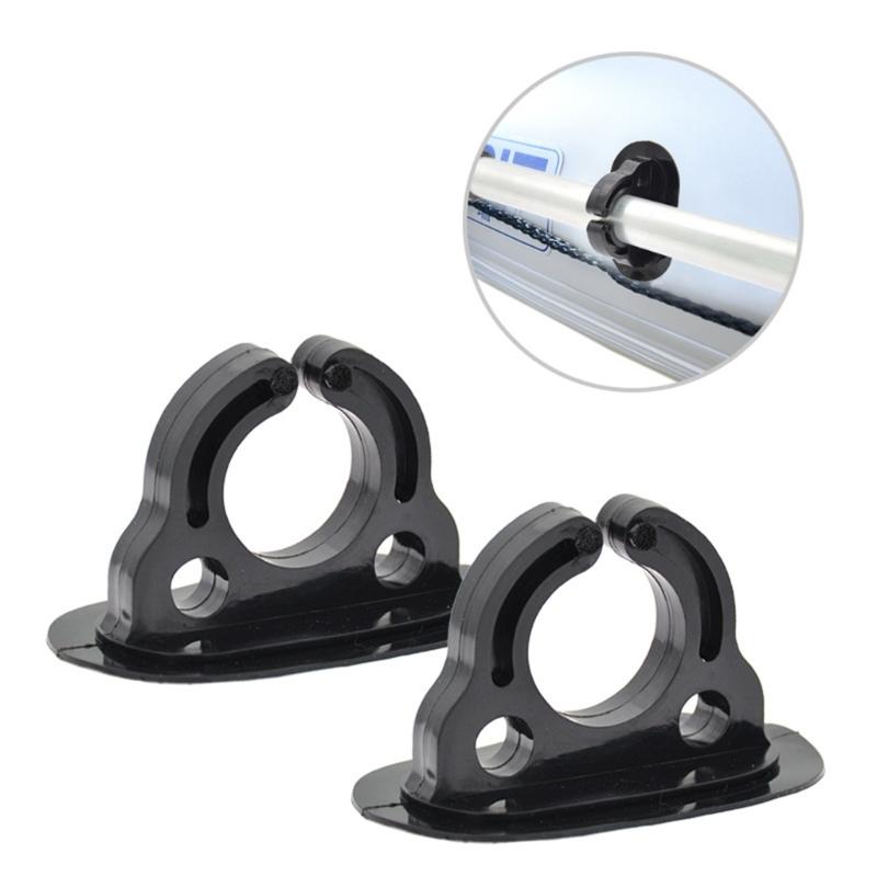 4 Pcs Kayak Paddle Holder Plastic Inflatable Boats Paddle Holder Clip Oar Keeper