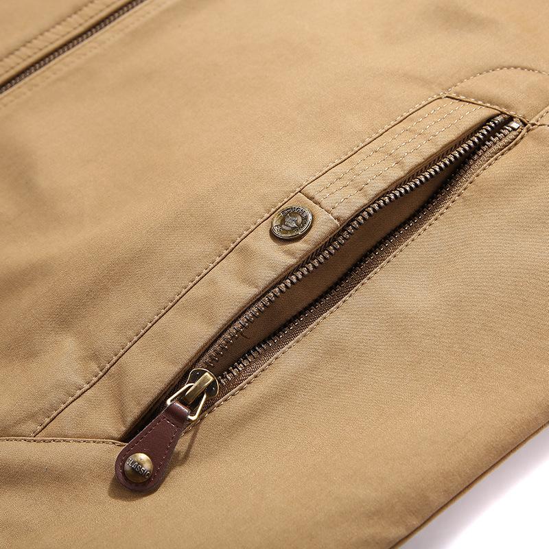 Spring and Autumn Men's Jacket Youth Men's Jacket Fashion Stand-Up Collar Large Size Jacket Trendy Men's Top