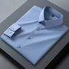 Camicie da Uomo di Alta Gamma, Serie Uomo Seta di Gelso, Camicie Casual a Maniche Lunghe, Drappeggio Estivo Ghiacciato, Camicie Senza Stiro