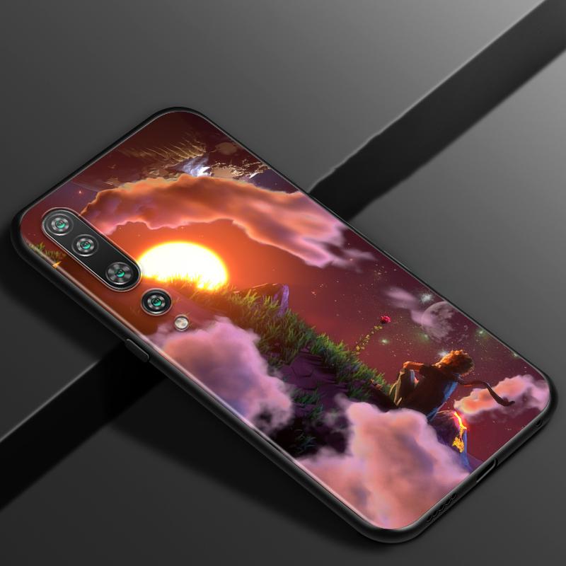 

Милый маленький принц для Xiaomi Mi 11i 11 10T 10 9T 9 A3 8 Lite CC9 SE Note10 Lite Ultra Pro черный мягкий чехол для телефона Xiaomi 8 Lite