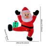 Xmas Inflatable Santa LED Outdoor Decoration Giant Santa Yard Ornament Lighted Holiday Display for Christmas Garden