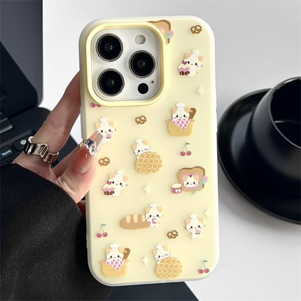 

Cookie Bear Suitable for Apple 16pro Mobile Phone Case New Iphone15promax Cartoon 13 Personality 17 Women iPhone 12PRO